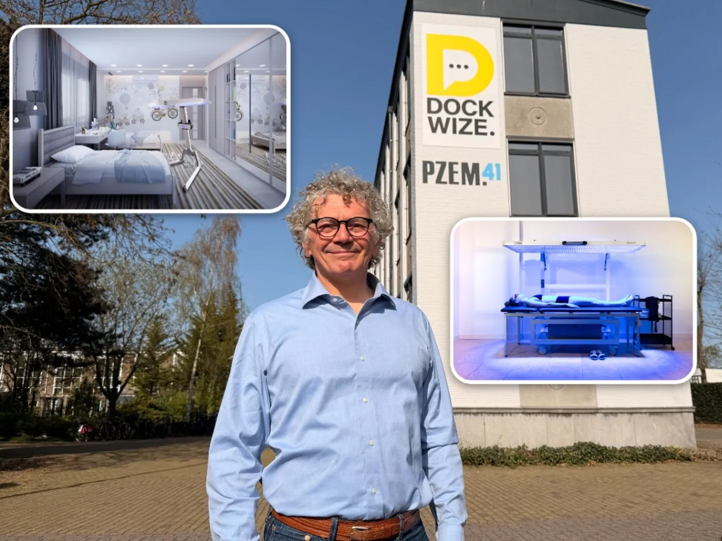David Aubert staat namens Phlecs BV in de PZC