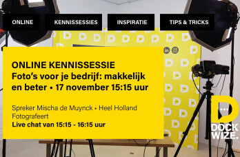 [Online kennissessie] Foto’s voor je bedrijf: makkelijk en beter