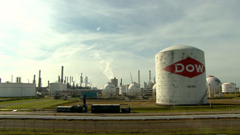 Onderhoudsstop bij Dow foto Omroep Zeeland