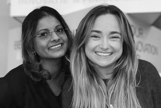 Nieuwe collega's Rachelle en Andjenie