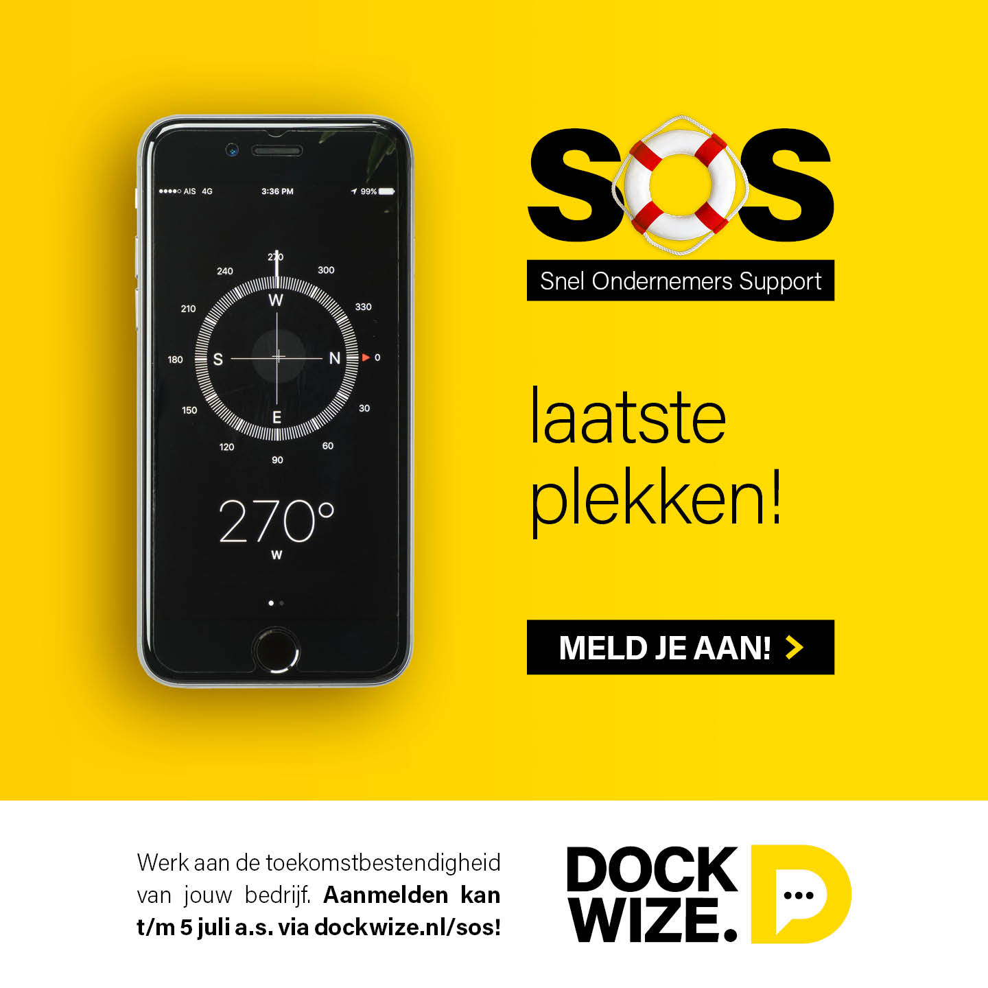 SOS Dockwize laatste plekken